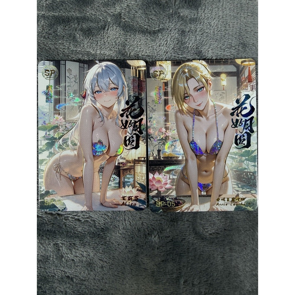 Attack On Titan Annie Leonhart, Alisa Waifu Goddess Party SP Lot Of 2